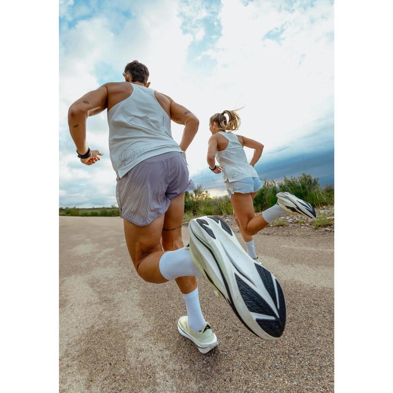 Șort de alergare & trail ușor Kiprun run 900 light Albastru Damă
