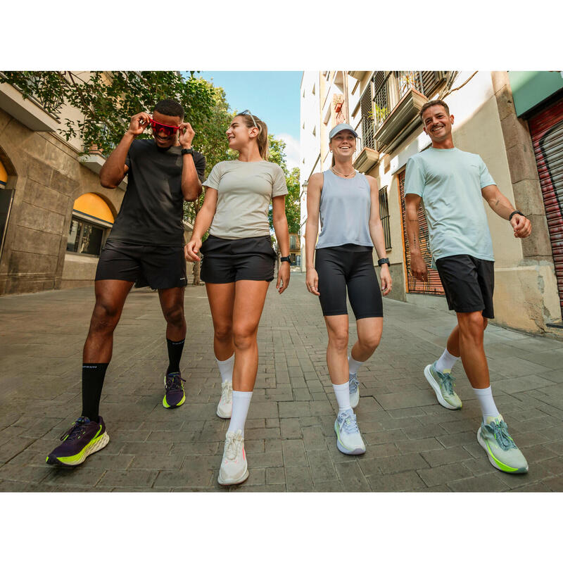 Kadın Koşu/Arazi Koşusu Tişörtü - Bej - Kiprun Run 500 Confort