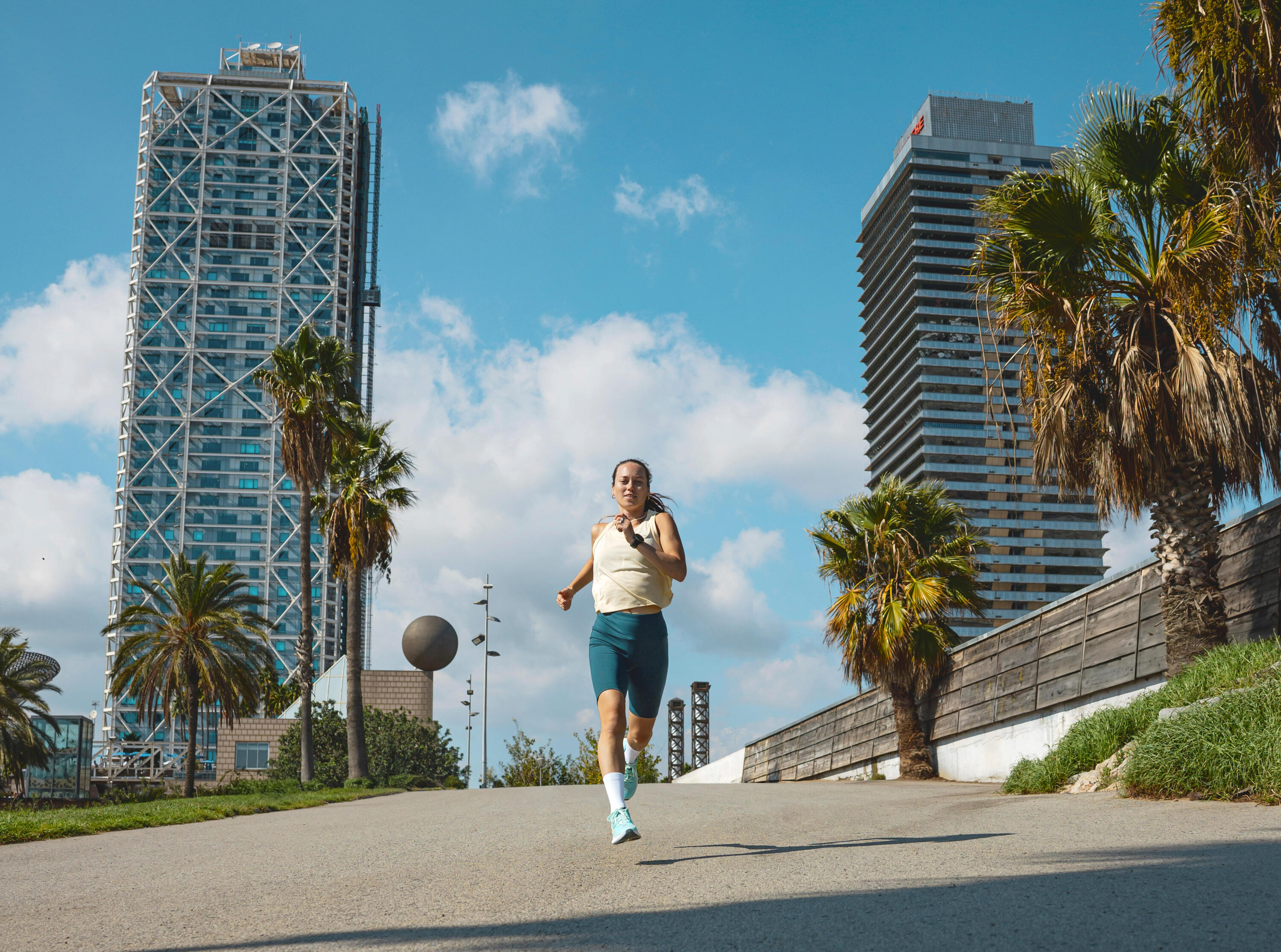 Shorts Radfahrer Running - Kiprun Run 500 Komfort schwarz 8/9