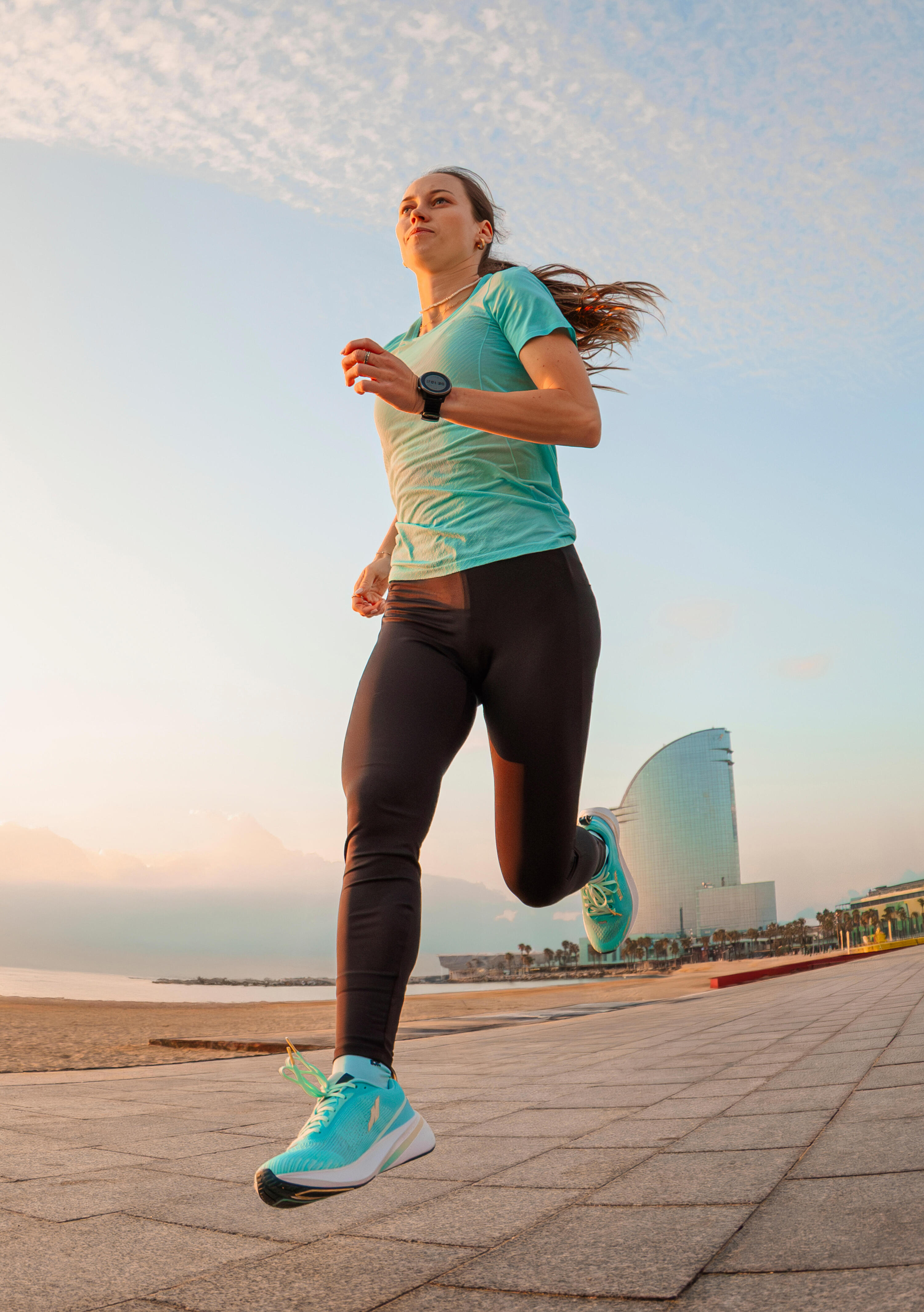 T-shirt de course femme, Run 500 Confort 10/11