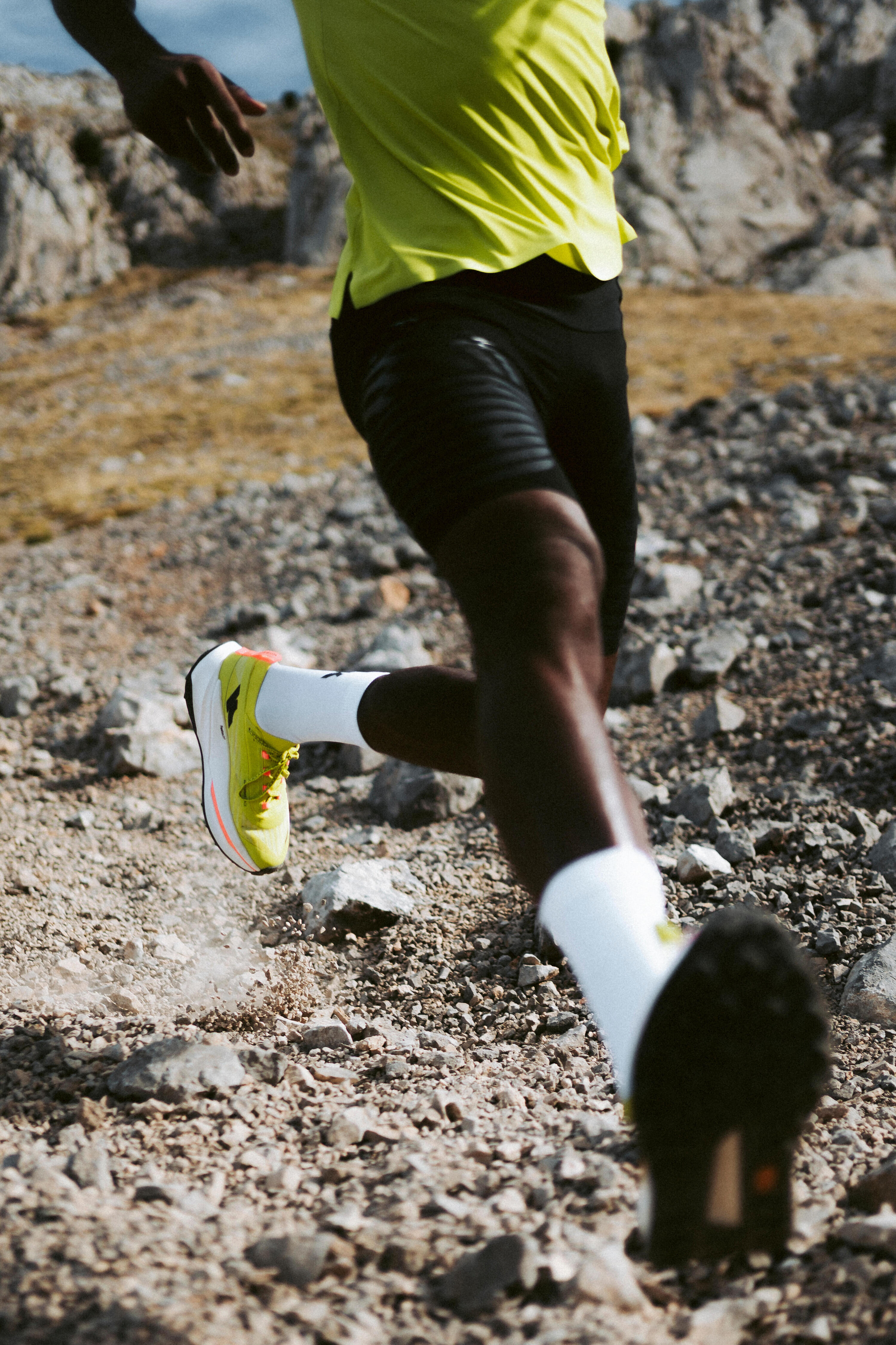 Scarpe trail uomo KIPSUMMIT RACE con piastra in carbonio verdi 14/15