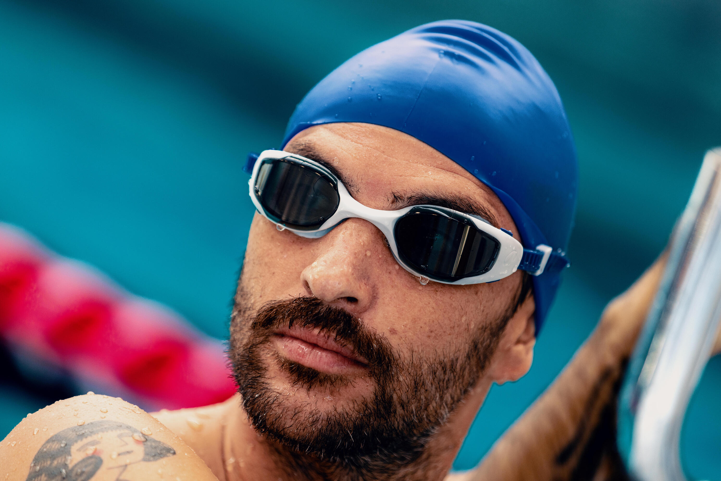 Casque de bain en silicone avec logo, 500 5/5