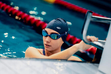 Окуляри для плавання Spirit сині з дзеркальними лінзами