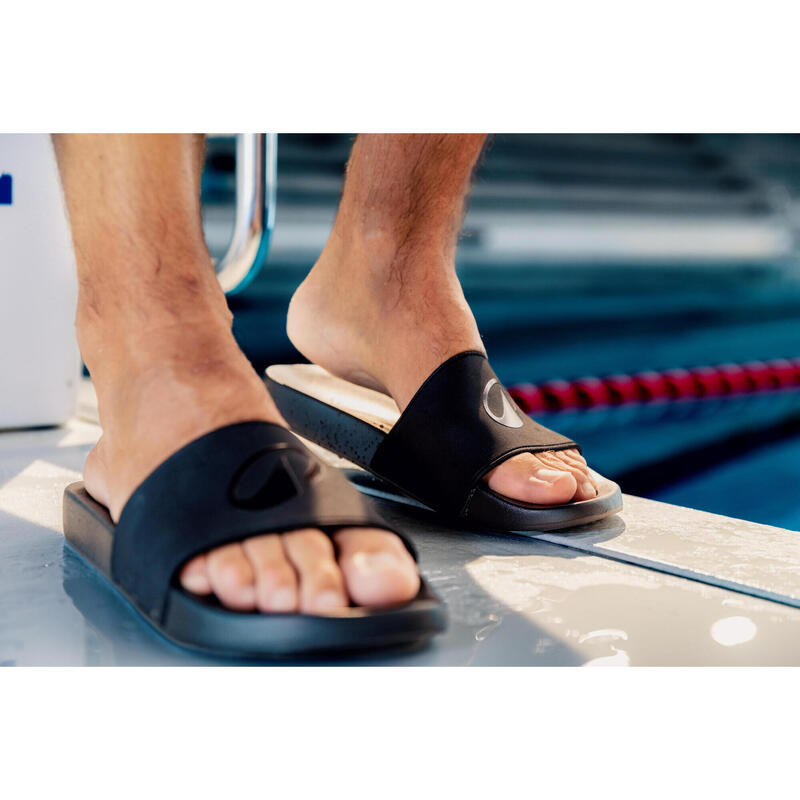 Șlapi de piscină Collector Negru