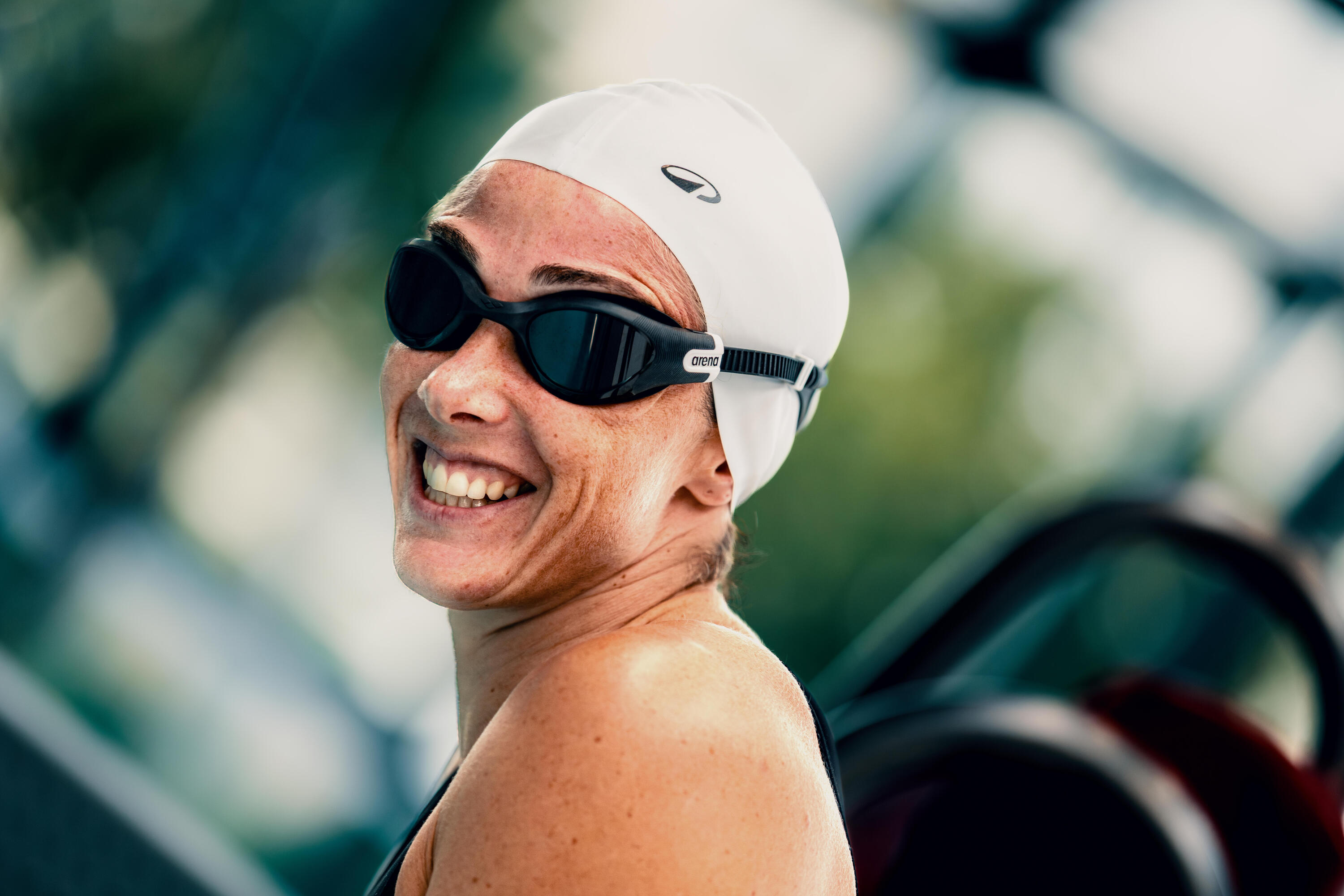 Schwimmbrille Arena The One Plus, Smoke schwarz 7/9