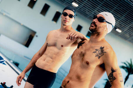 Окуляри для плавання Spirit чорні з темними лінзами