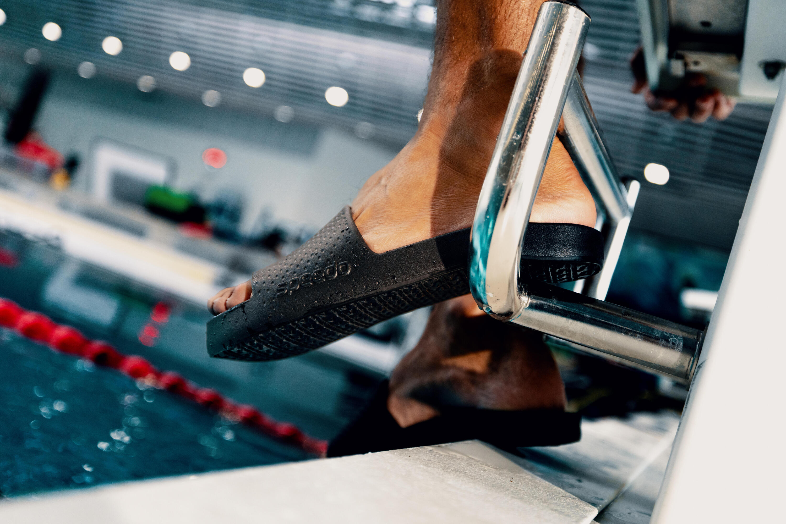 Claquettes piscine Homme - Speedo Entry essential noir 9/9