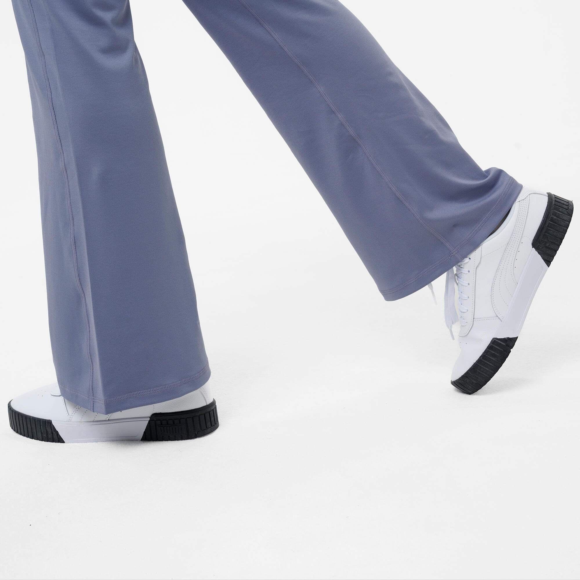 Leggings Puma donna palestra flare vita alta modellanti grigi 6/7