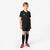 Short de rugby avec poches enfant - r100 noir