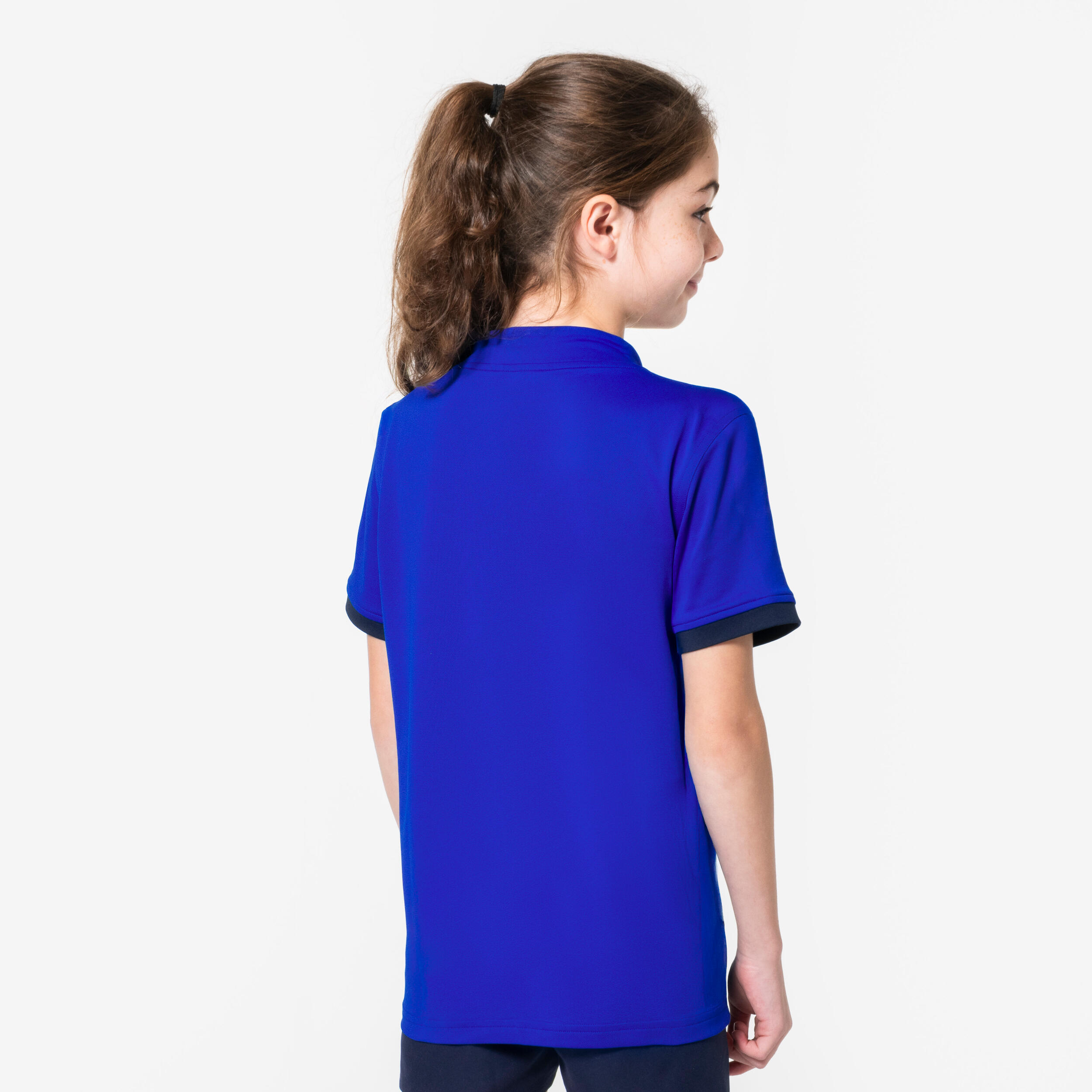 Maillot de rugby enfant, Kid club bleu 4/7