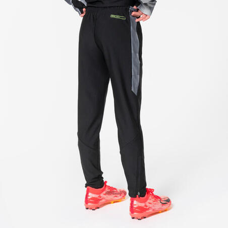 Штани дитячі Viralto Dop для футболу чорні/сірі зі смужкою