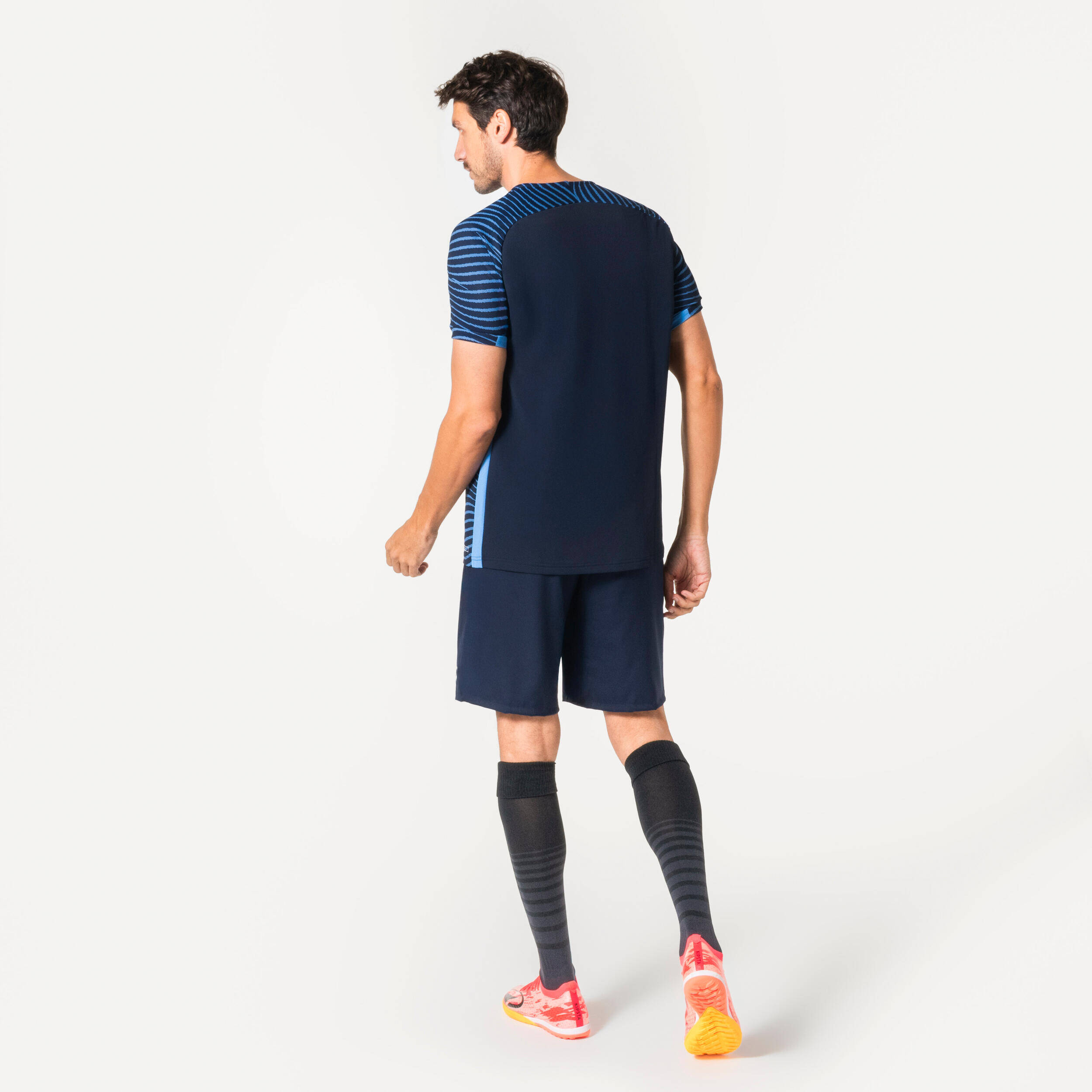 Adult Short-Sleeved Football Shirt Viralto Ripples - Navy Blue/Blue 2026 -  5