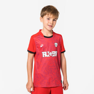 Rugbyshirt kid club voor kinderen rood