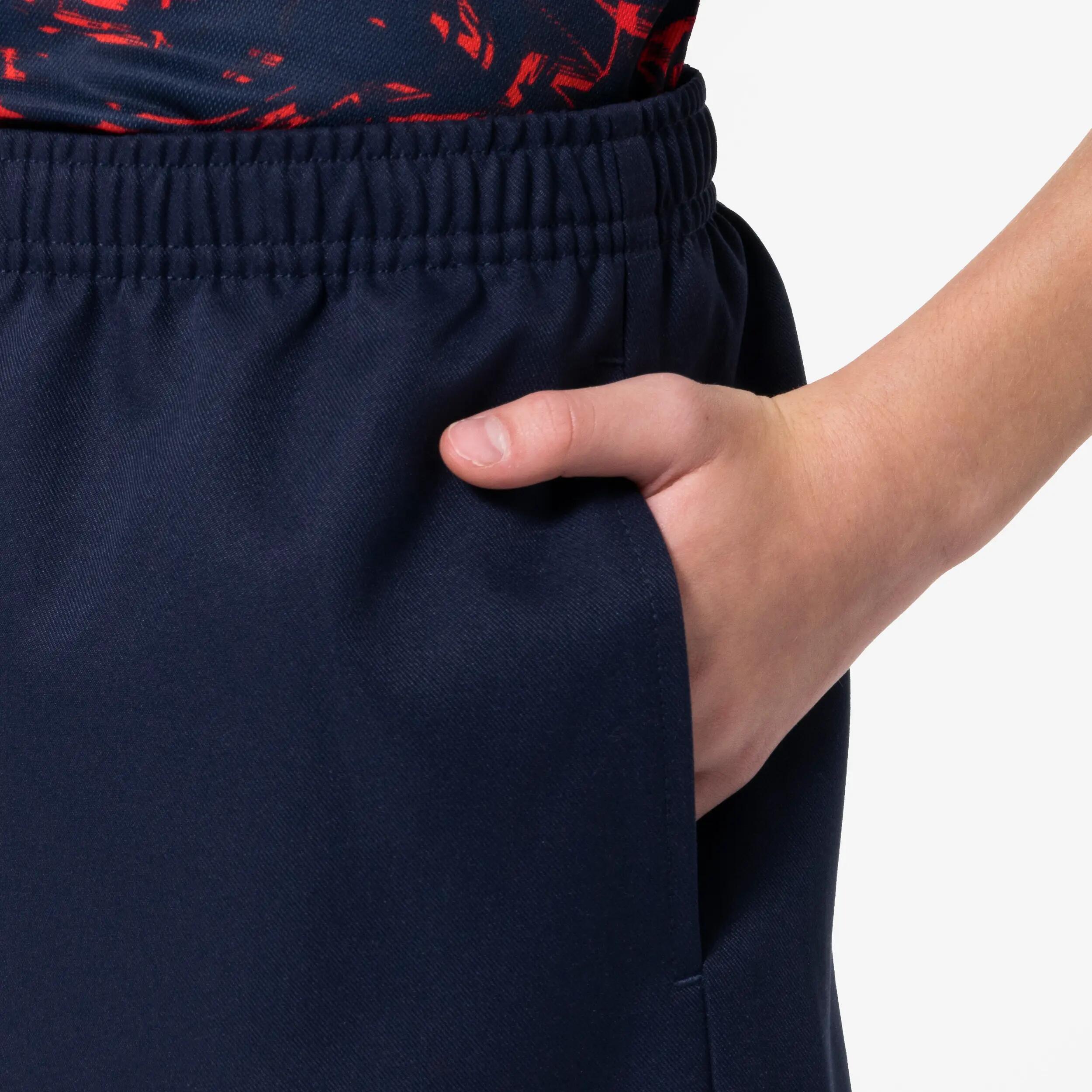 PANTALONS CURTS DE RUGBI R100 JÚNIOR BLAU  7/7