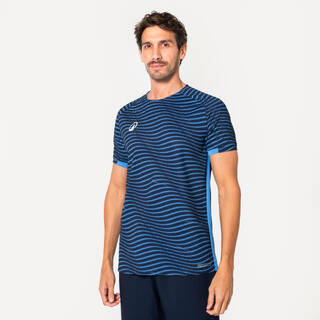 Adult Short-Sleeved Football Shirt Viralto Ripples - Navy Blue/Blue 2026
