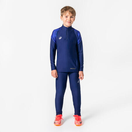 Штани дитячі Viralto Check для футболу темно-сині/сині