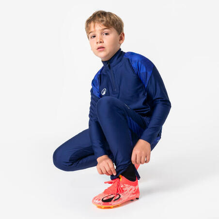 Штани дитячі Viralto Check для футболу темно-сині/сині