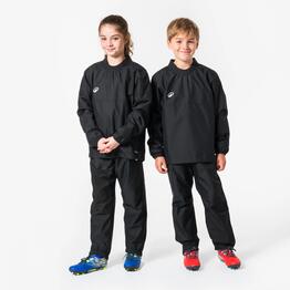 Pantalon de pluie imperméable rugby Enfant - R500 noir