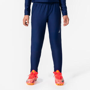 Pantalones de fútbol niño VIRALTO KIDS Check Marino y Azul