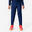 Pantaloni de fotbal VIRALTO KIDS Check Bleumarin - Albastru copii