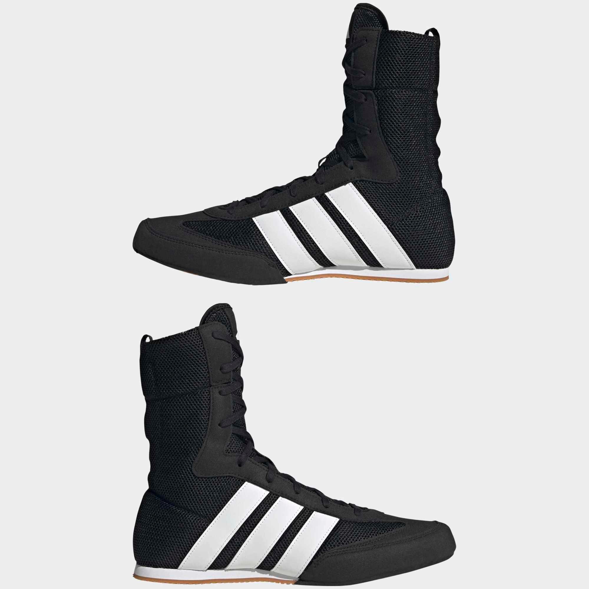 Chaussure montante de boxe, Boxe Hog Classic Adidas noir 8/8