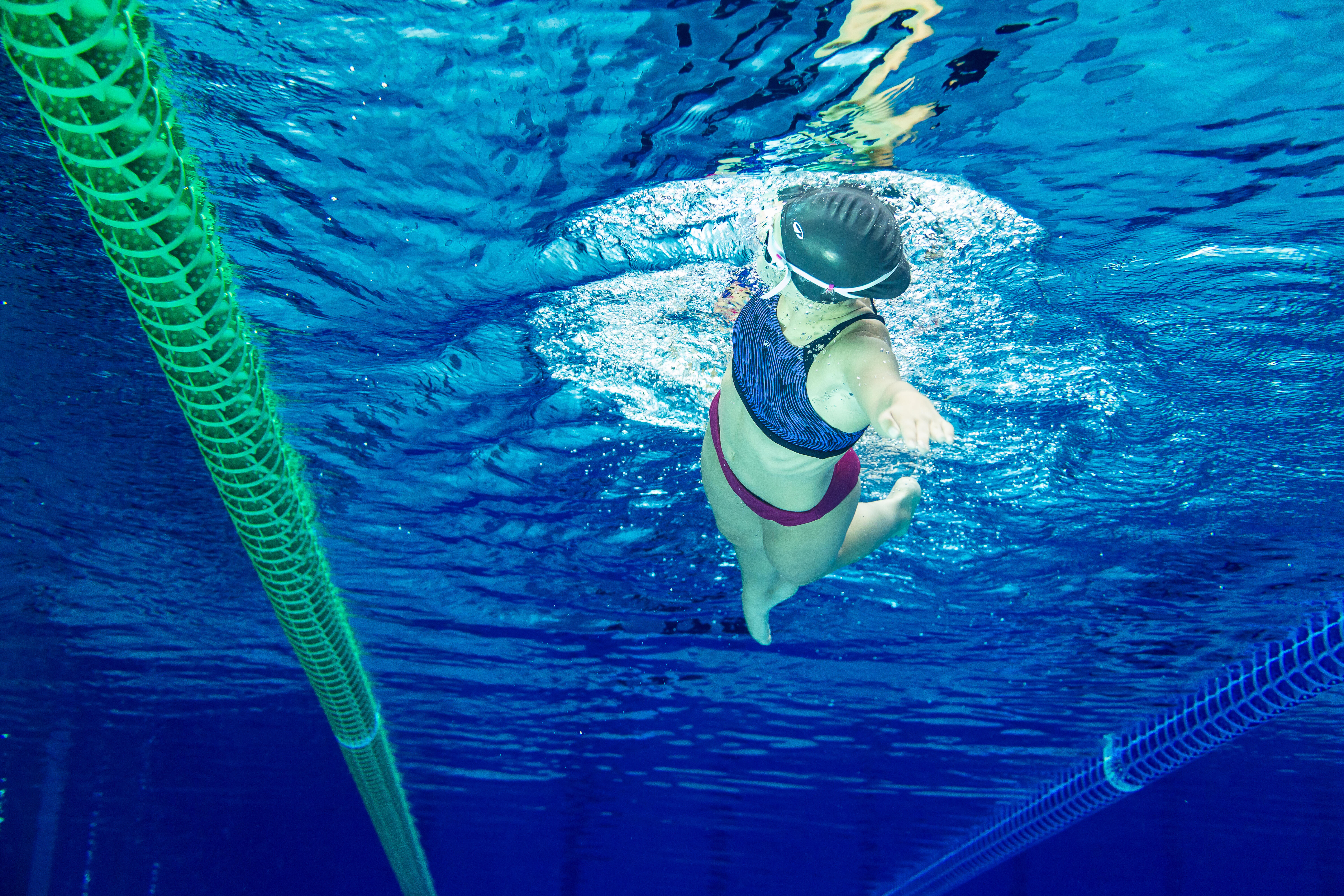 Lunettes de natation à verres miroir roses, Spirit - DECATHLON