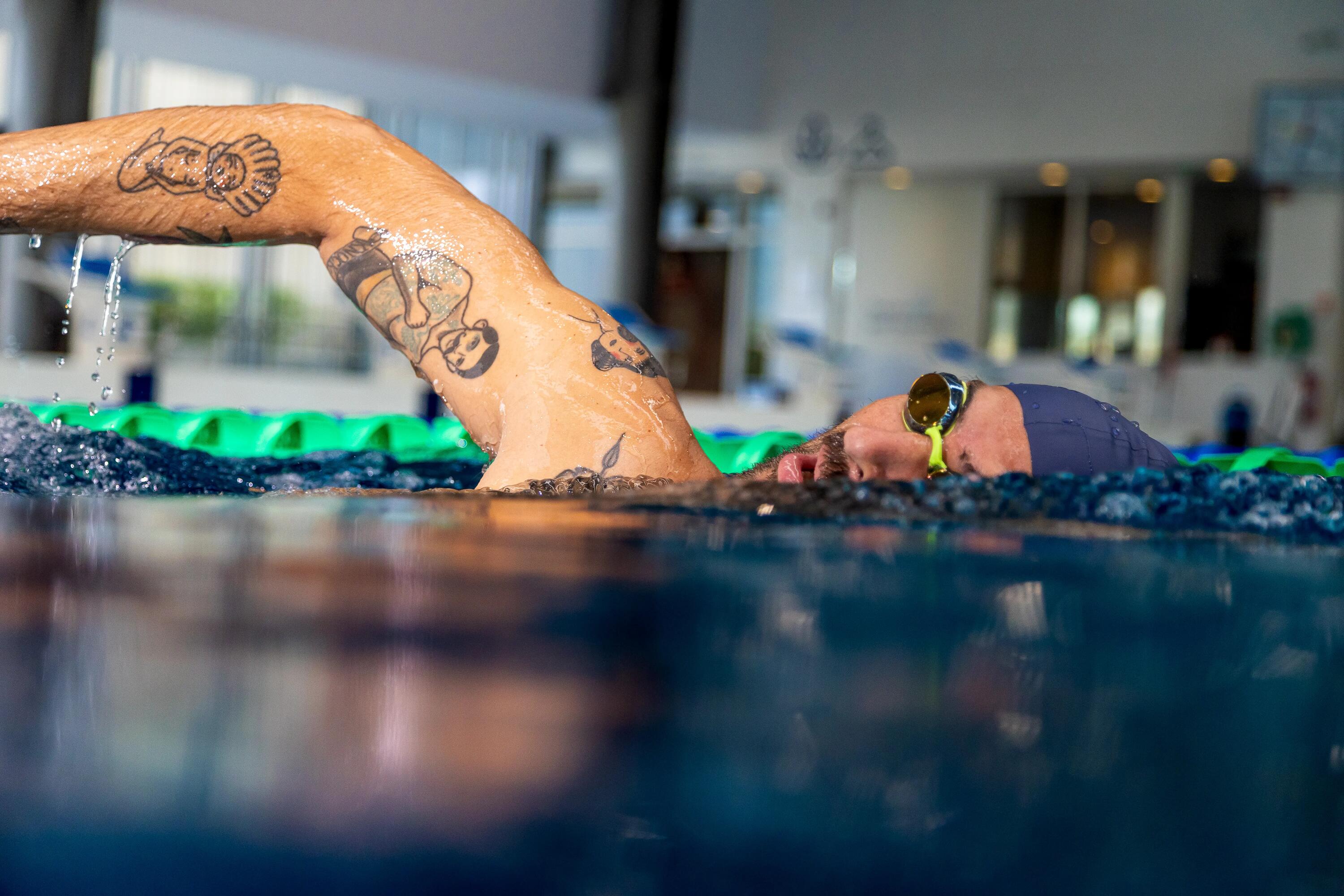 Occhialini piscina SPEEDO VANQUISHER 3.0 specchiati gialli 8/8