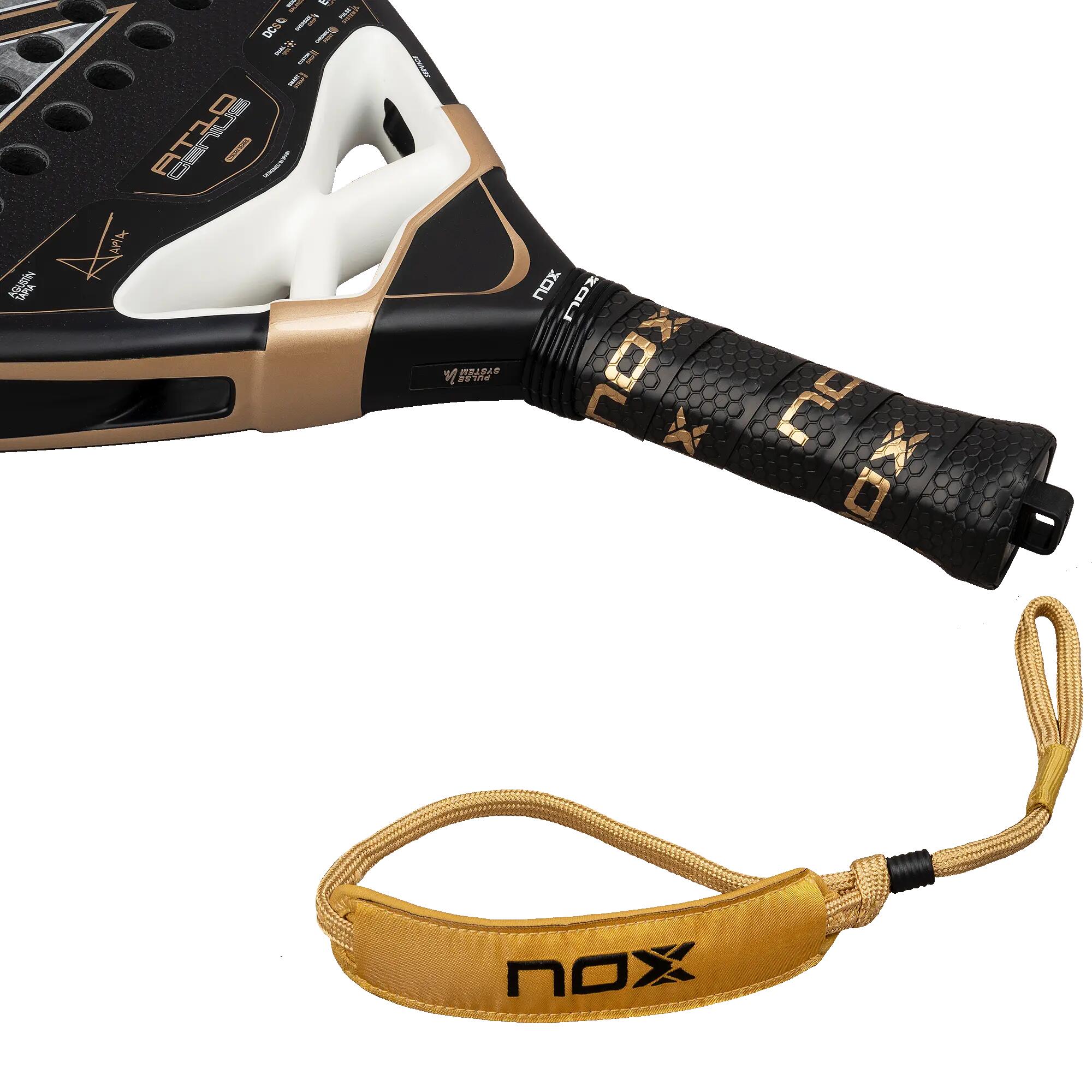 Pala de pádel híbrida Agustín Tapia NOX AT10 Alum XTREM 2026 8/8