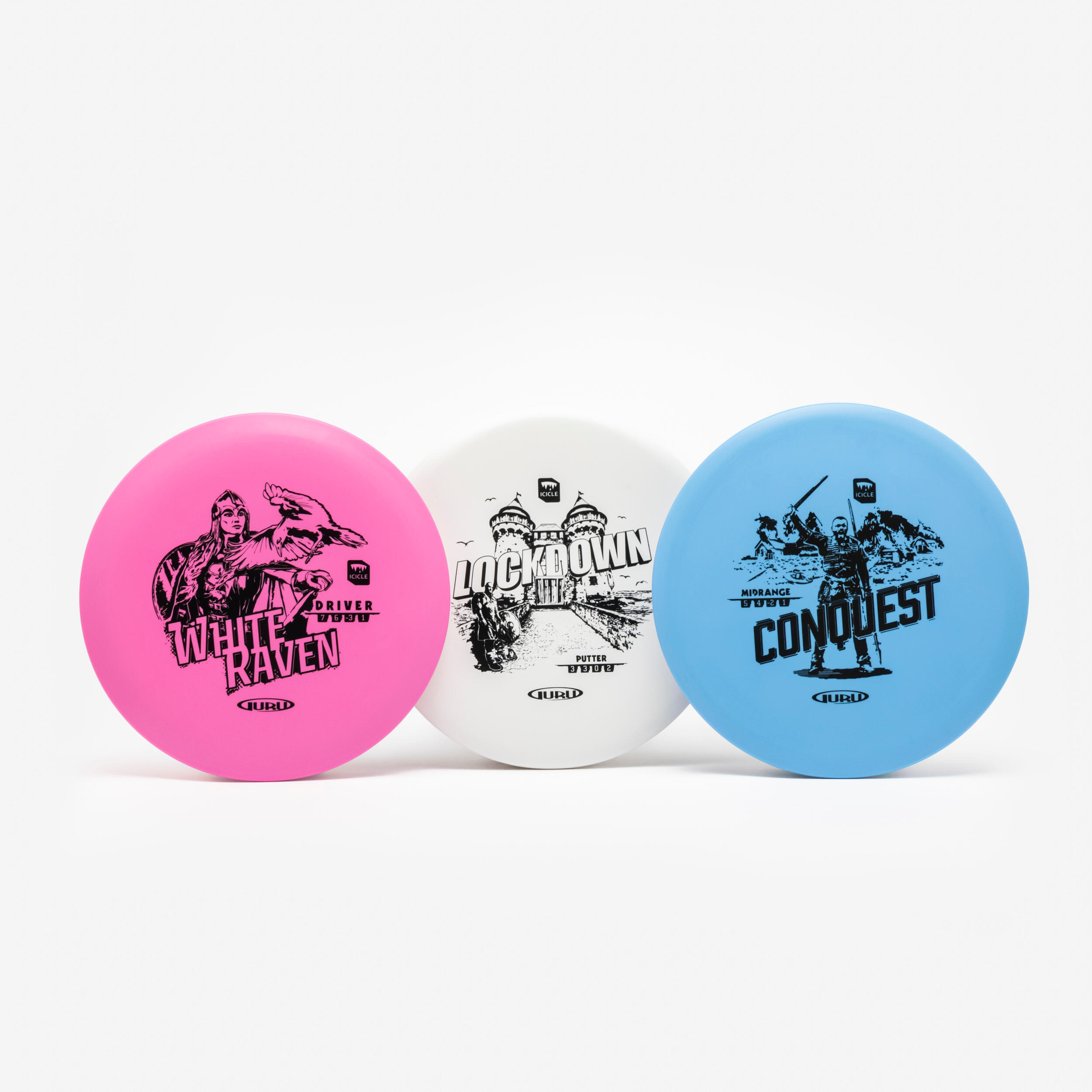 Kit 3 dischi GURU DISC GOLF 6/7