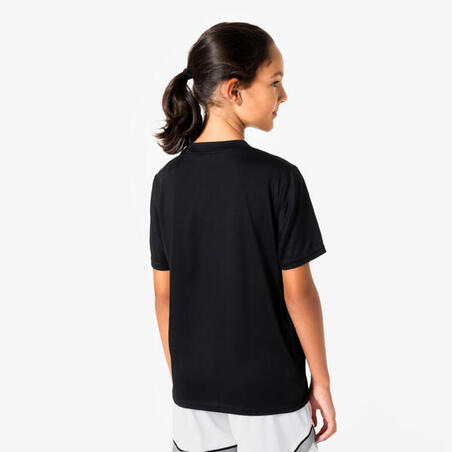 Футболка дитяча 900 для баскетболу NBA Spurs чорна