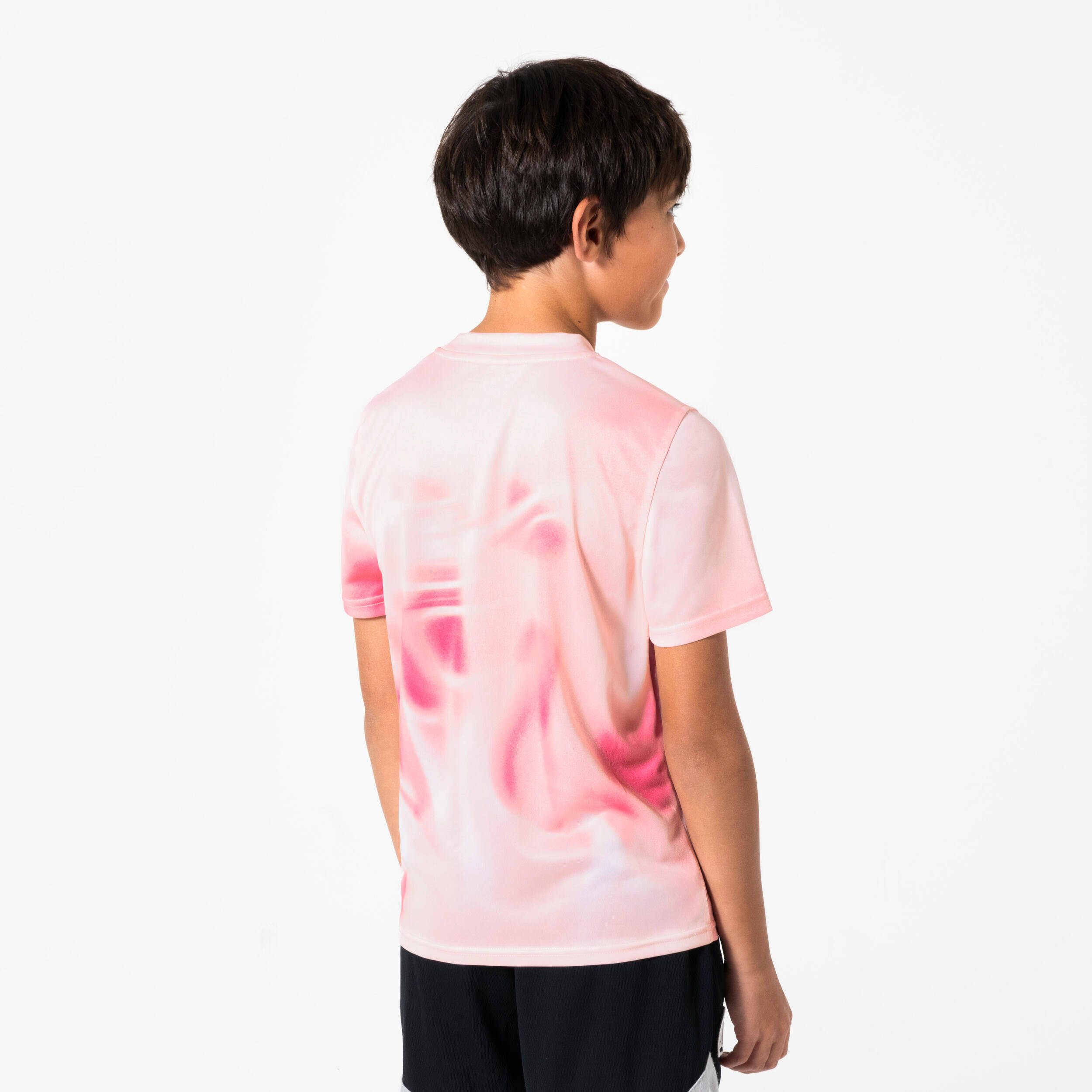 Kids'/Junior Basketball T-Shirt TS900 NBA Miami - Pink -  4
