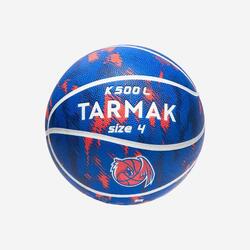 Ballon de basketball taille 4 Enfant - K500 Rose Bleu