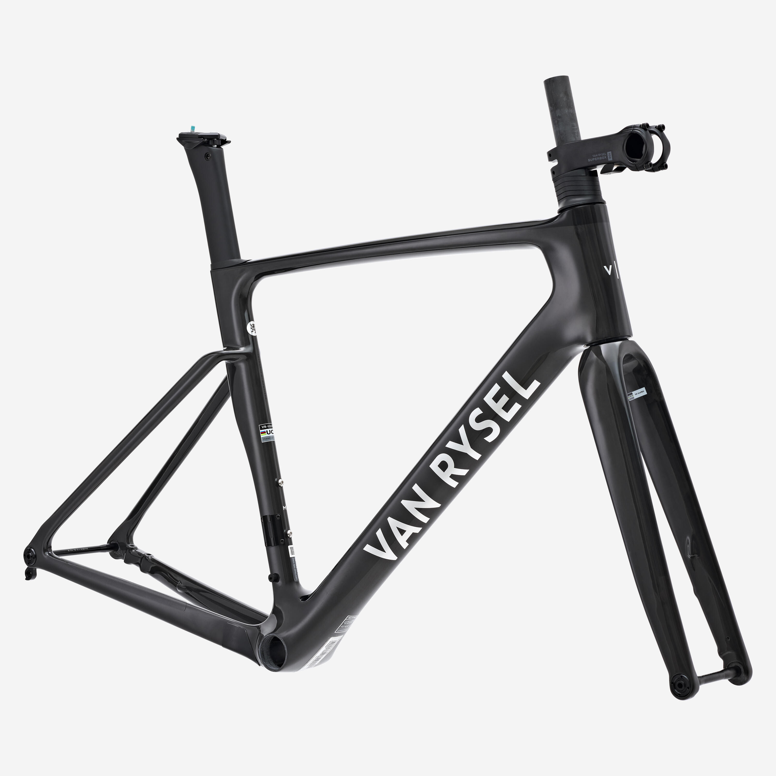 Kit cadre de vélo de route, RCR PRO signature noir 2/10