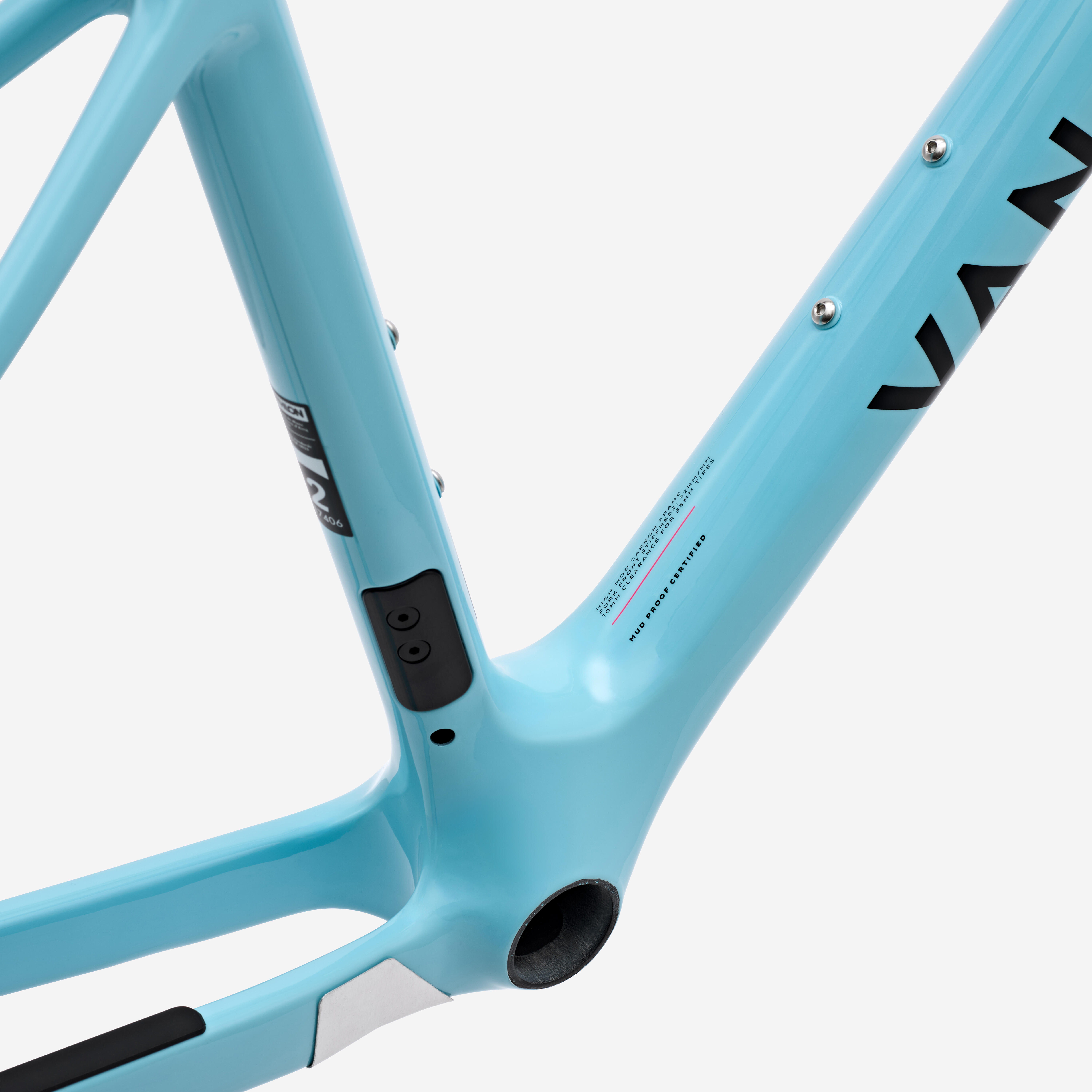 VAN RYSEL Rámová sada RCX 2 na cyklokrosový bicykel modrá XS · záber 6