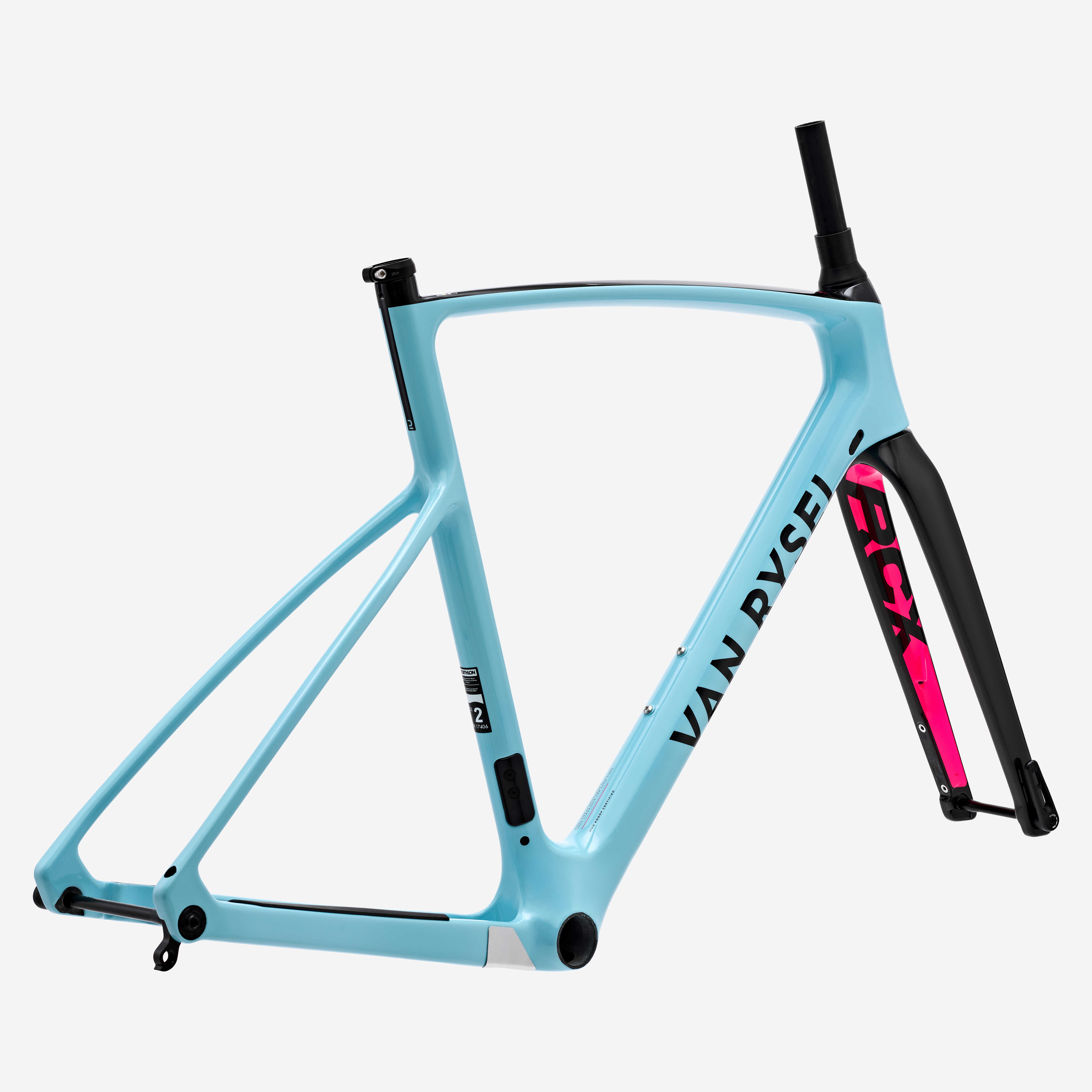 VAN RYSEL Rámová sada RCX 2 na cyklokrosový bicykel modrá XS · záber 4