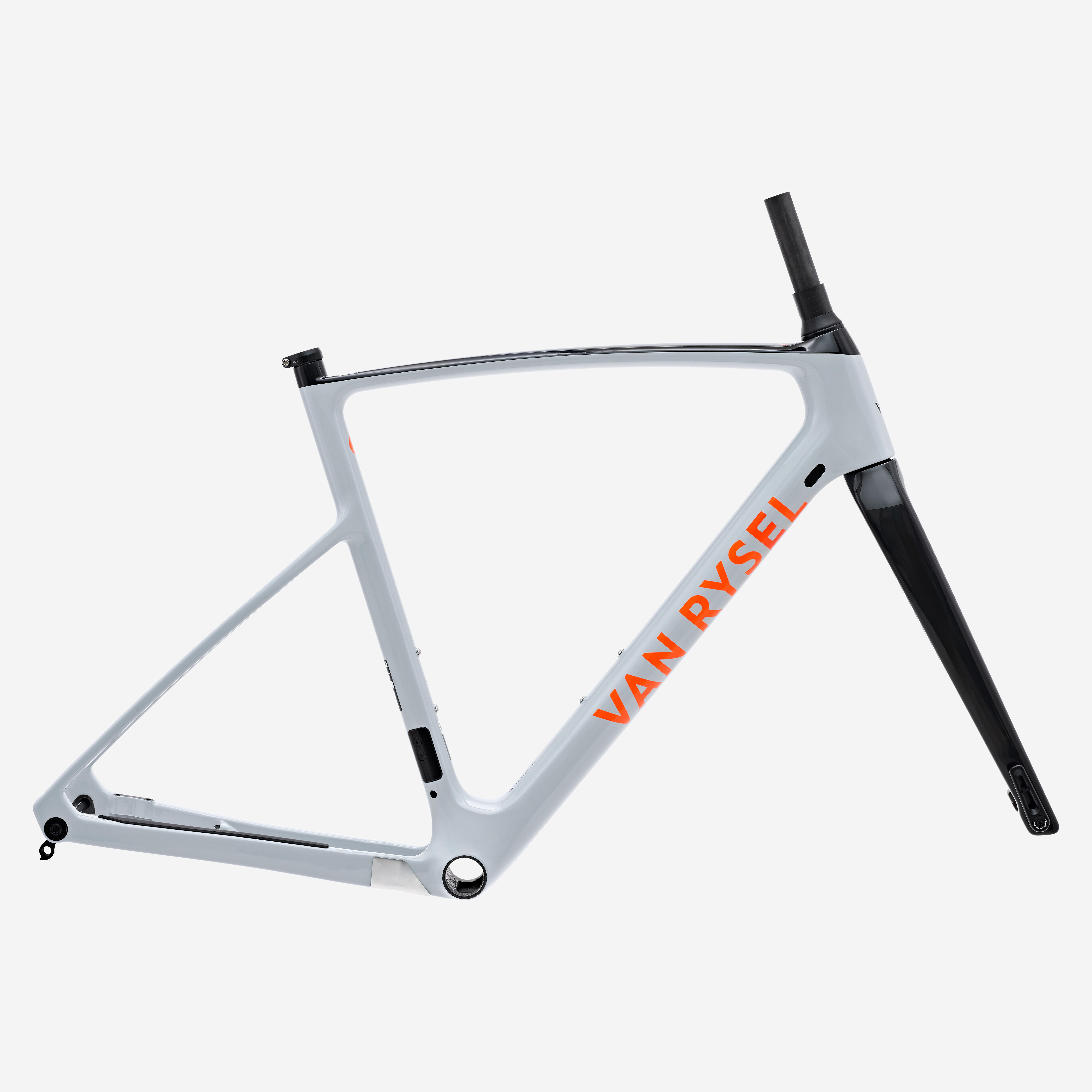 Quadro de bicicleta van rysel rcx 2 cinzento claro (conjunto)