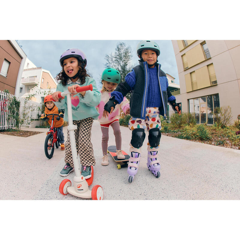 Cască role skateboard trotinetă bicicletă B100 verde copii