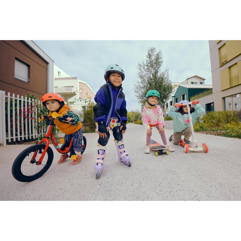 Cască role skateboard trotinetă bicicletă B100 verde copii