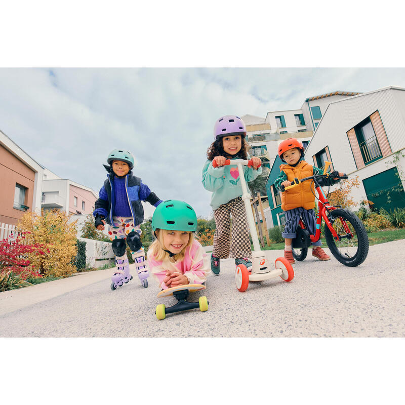 Çocuk Paten/Kaykay/Scooter/Bisiklet Kaskı - Lila - B100