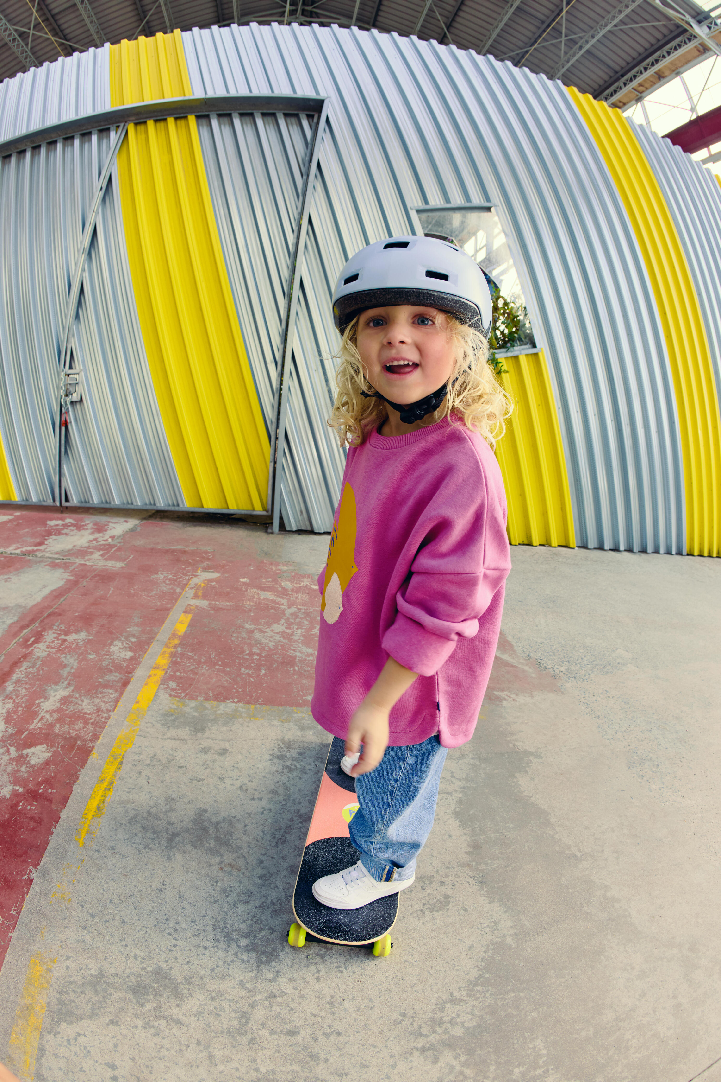 Casque pour planche et trottinette enfant - B 100 bleu 8/13