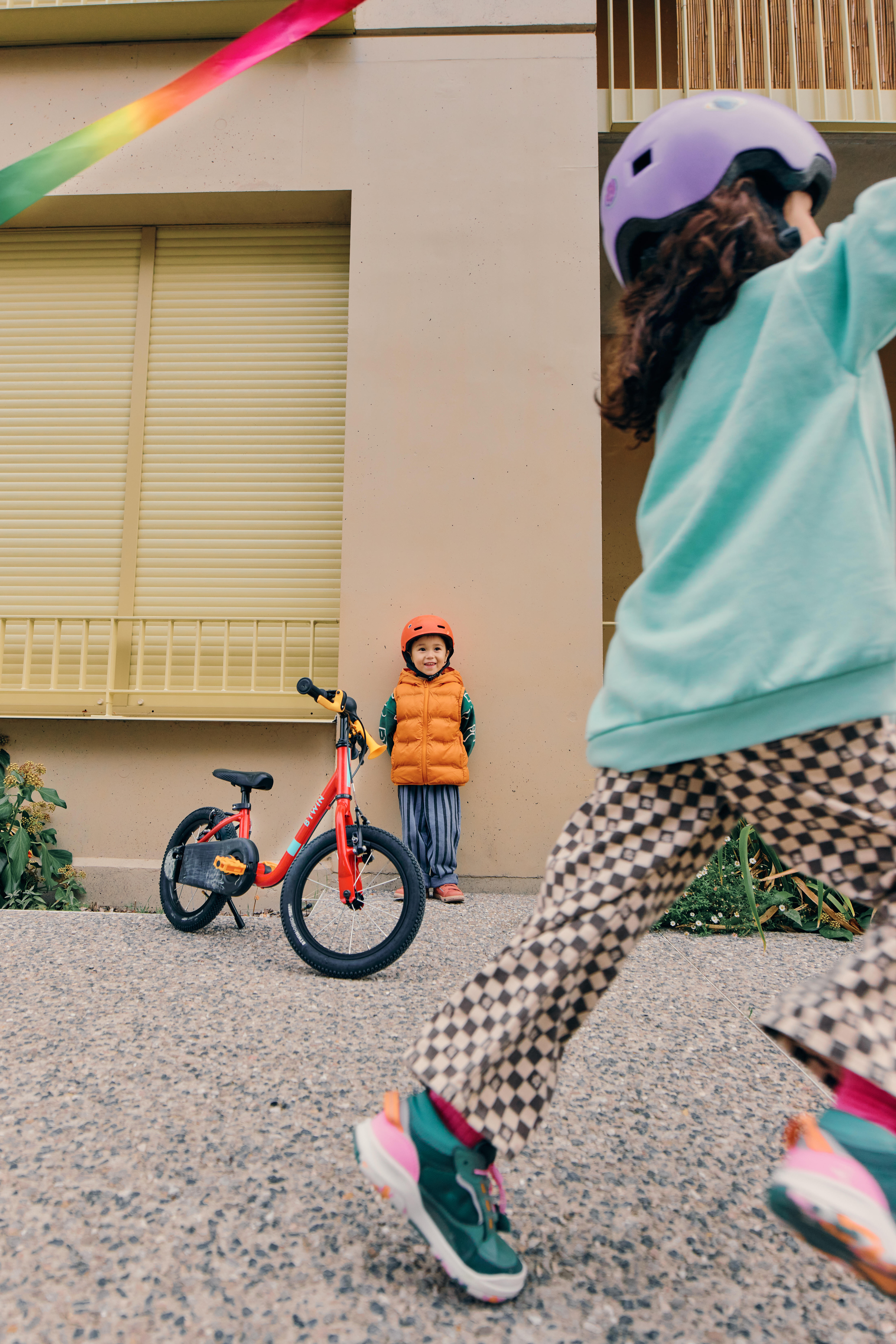 Kids’ Inline Skating/Skateboarding/Scootering Helmet, B 100 - BTWIN