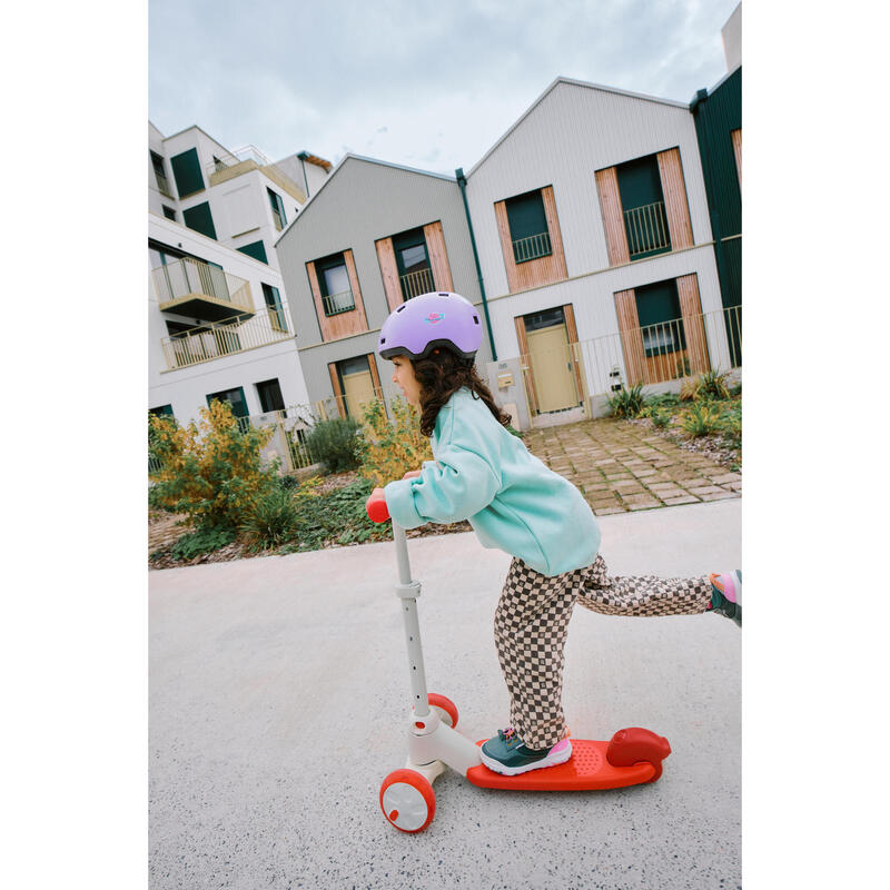 Çocuk Paten/Kaykay/Scooter/Bisiklet Kaskı - Lila - B100