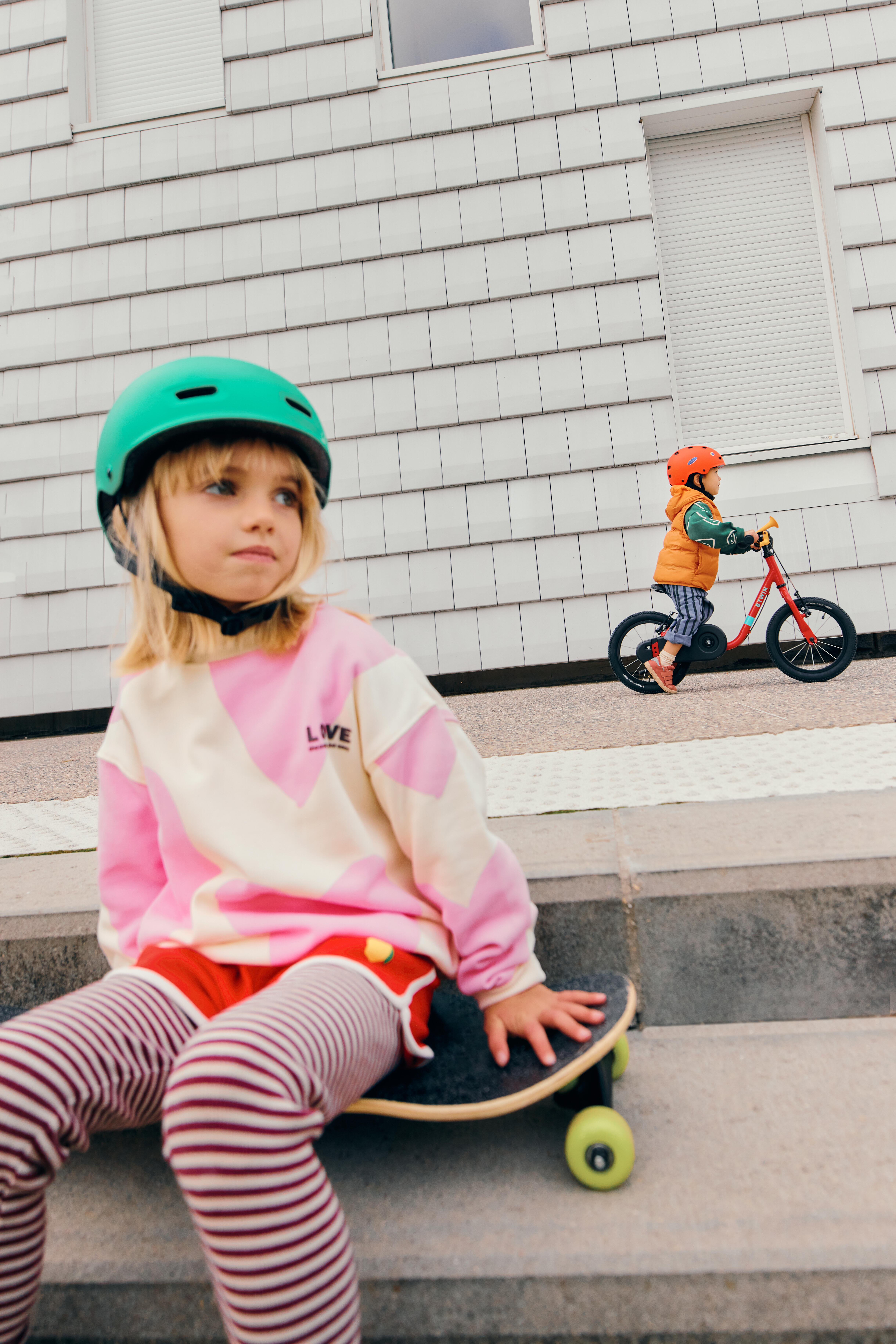 Kids’ Bicycle Helmet, Move 500 47–59 cm - BTWIN