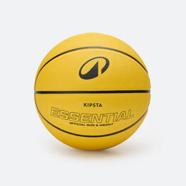 Ballon de basketball taille 5 - ESSENTIAL R100 jaune