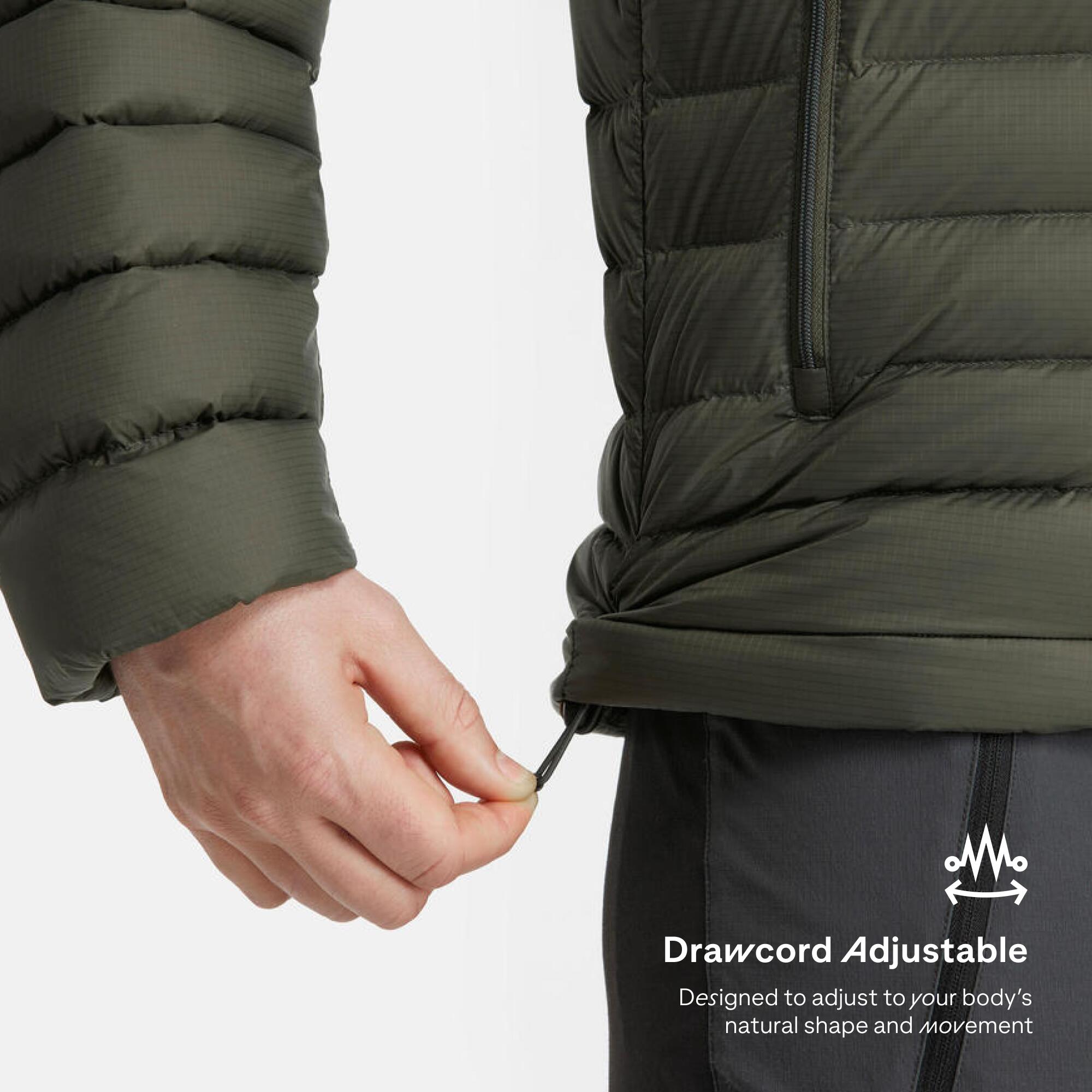 Men Lightweight Packable Down Jacket - MT500 -10°C Green