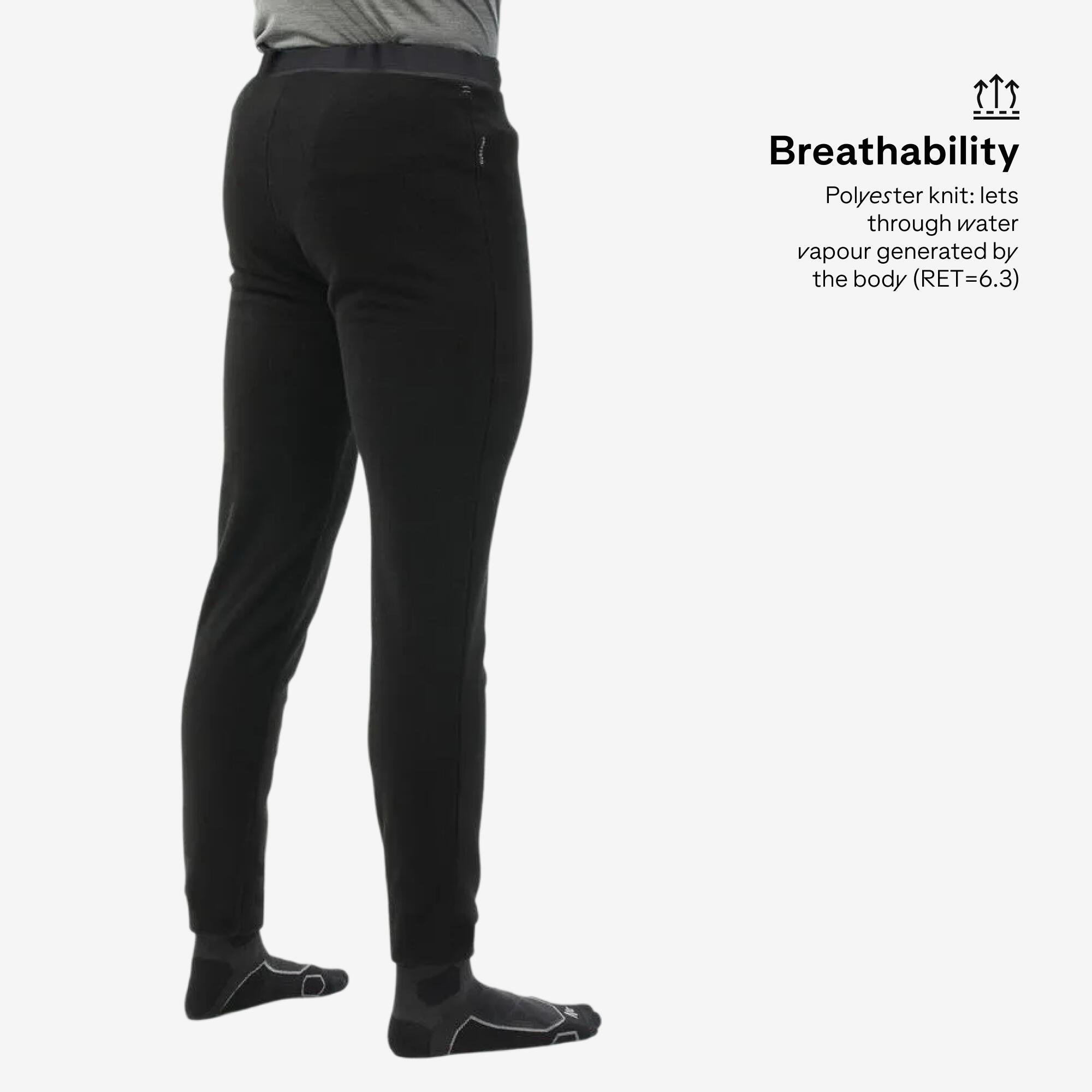 Men Winter Pant - Fleece  MH100 Black