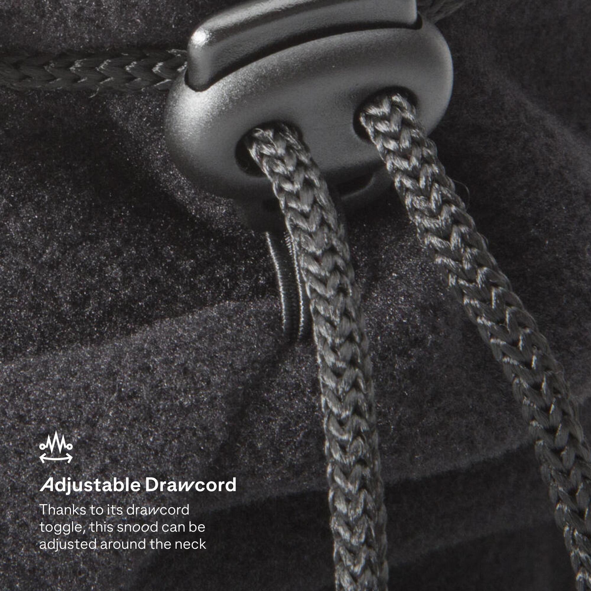 Winter Neck Warmer - Adjustable Black