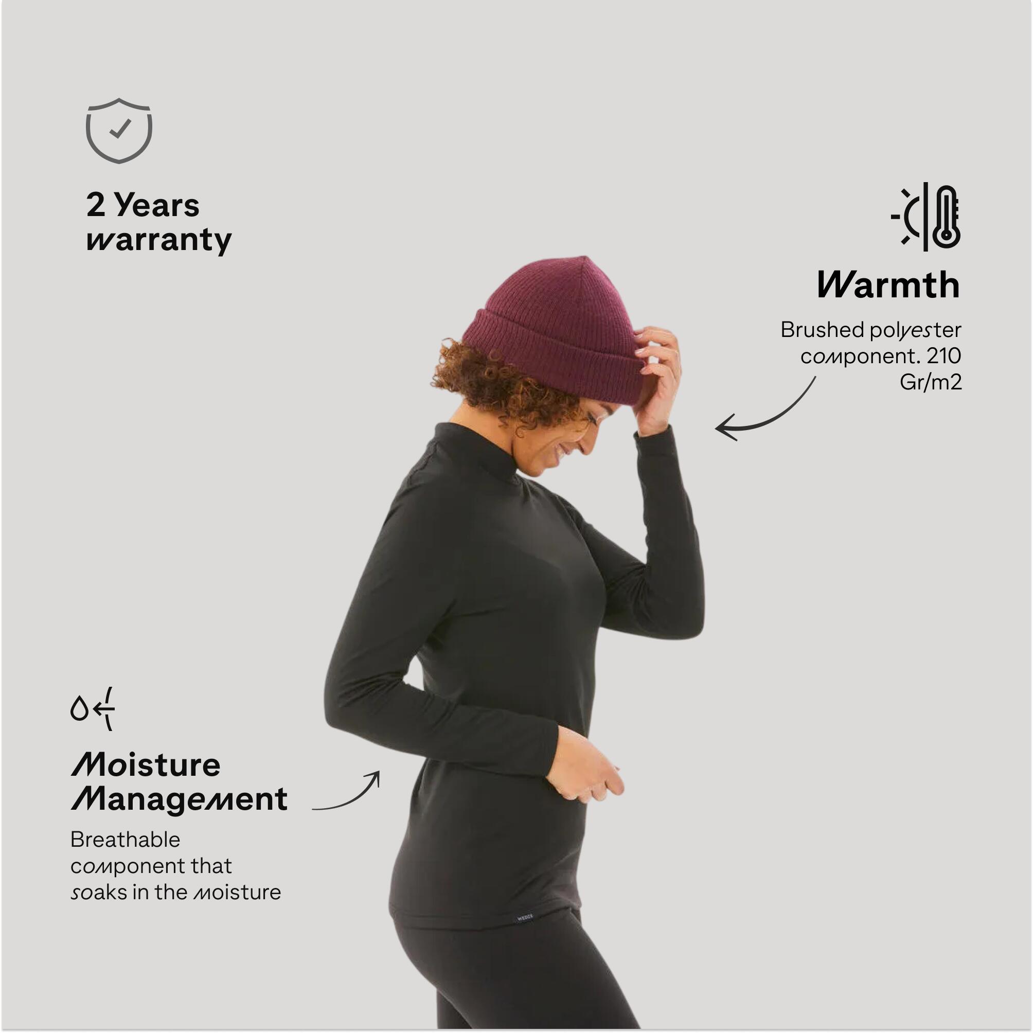 Women Thermal for Skiing - BL500 Black