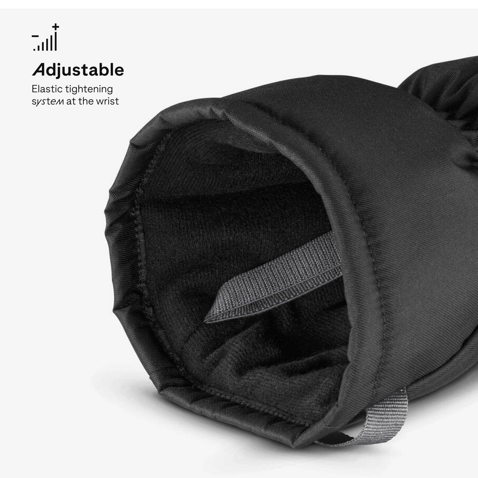 Winter Gloves for Skiing GL100 Waterproof - Black -  4