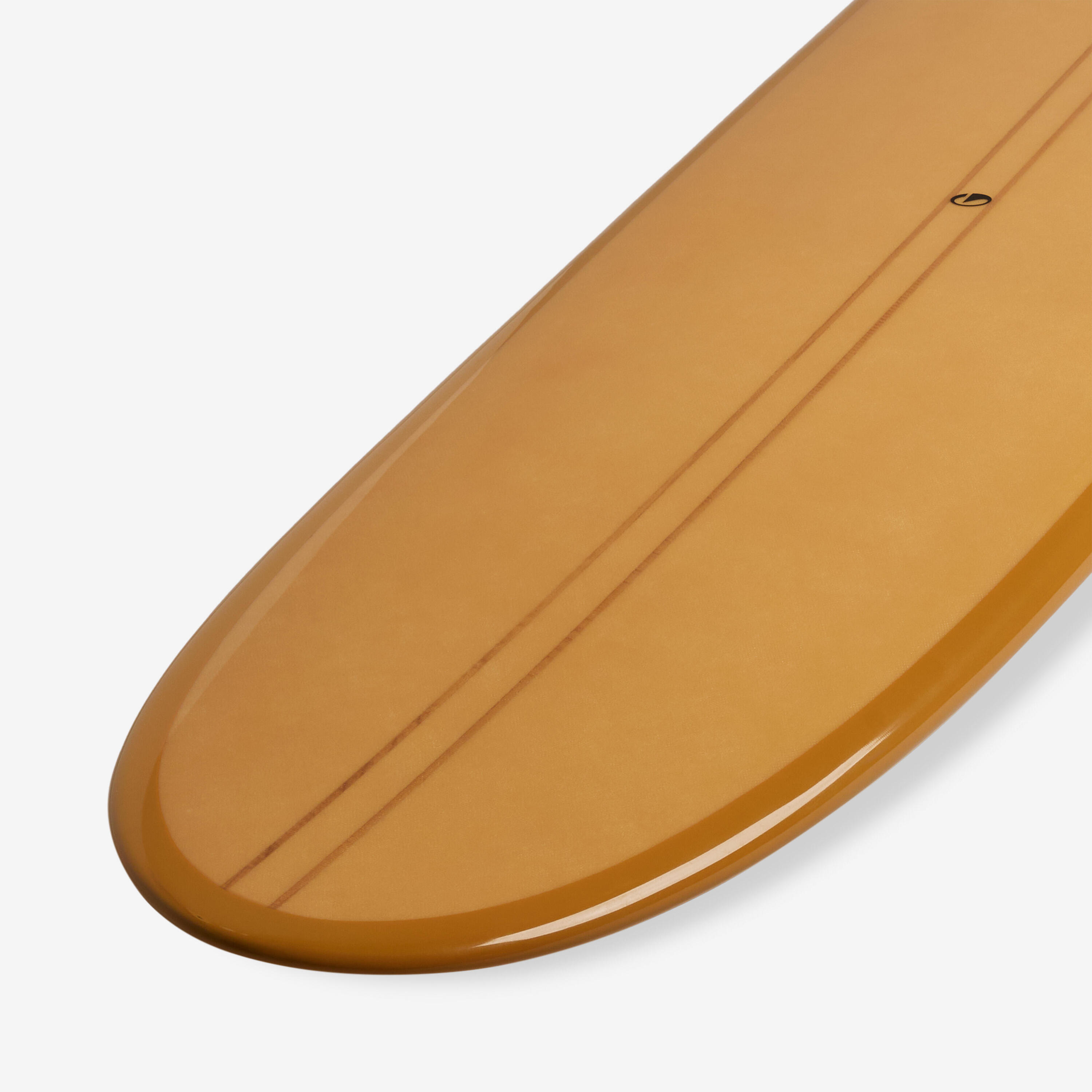 Longboard-Surfbrett 9', 900 Classic orange (ohne Finnen) 2/10